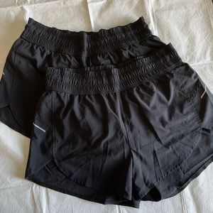 Two pair of target all in motion shorts